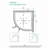 Shower Tray - Round Series 900X900mm Center Shower Tray - Round Series 900X900mm Center